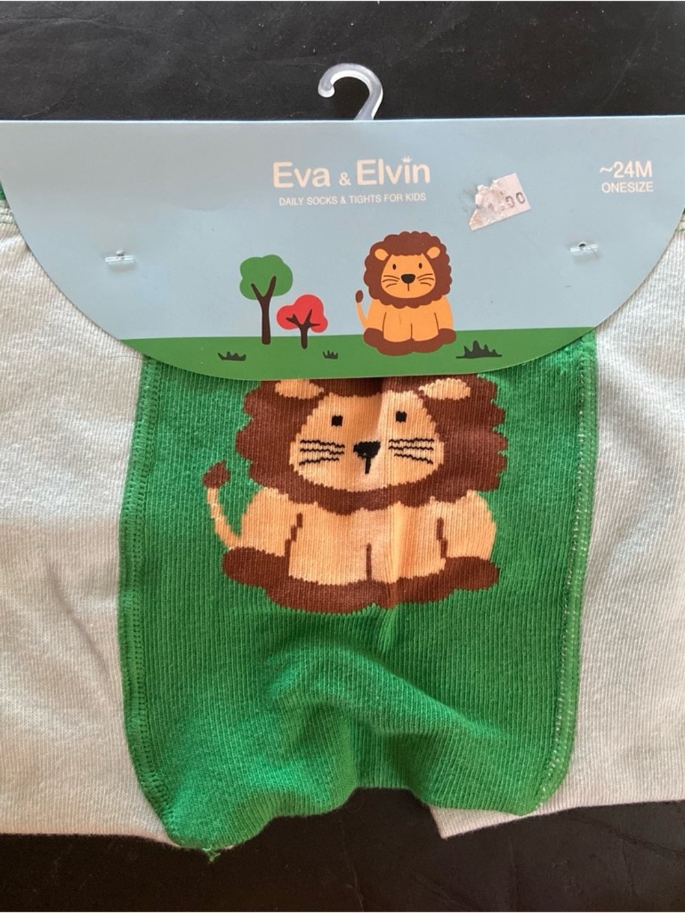 Green and Blue Lion Kids Leggings